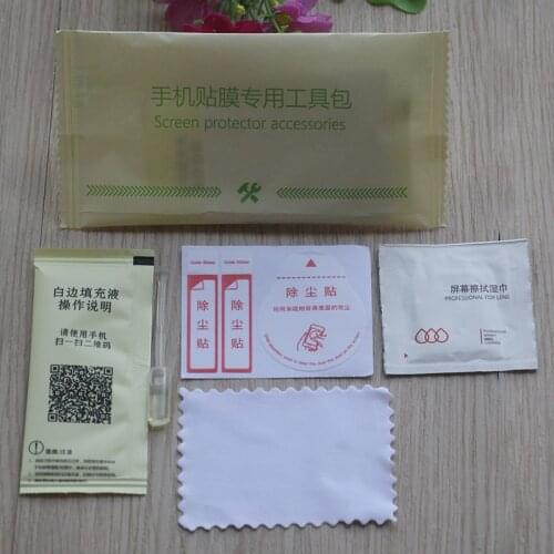 2PCS Alcohol Pack Phone Flat Tempered Glass Film Dust Cleaning Set White Edge Elimination Liquid 4 in 1 combination kit