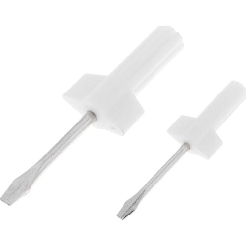 2 Pieces Vintage Sewing Machine Tool Flat Head Screwdrivers for Dressmaker Shop