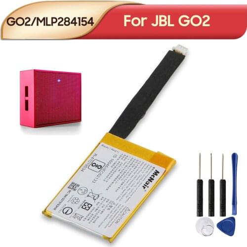 Original Replacement Battery GO2/MLP284154 For JBL GO2 Portable Bluetooth Speaker Rechargeable Batteries 730mAh