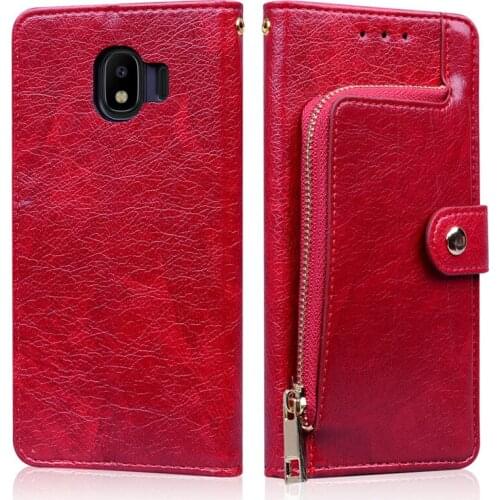 For Samsung J4 2018 Case J400 J400F SM-J400F Wallet Flip Case For Samsung Galaxy J4 2018 Leather For Samsung J4 Plus 2018 Cover