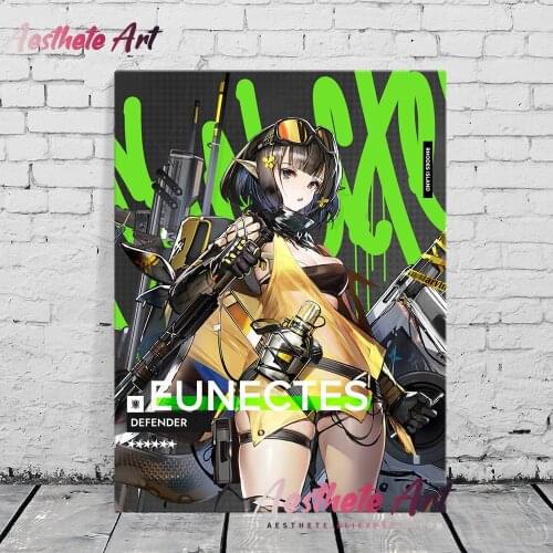 Eunectes Arknights Decoration Home Decor Canvas Painting Living Room Wall Art Pictures Posters Prints