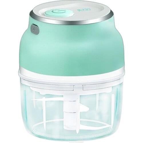 Electric Mixer Mini Vegetable Meat Mincer Household Garlic Masher Stainless Steel Vegetable Cutting Mince Tool