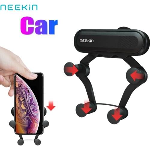 NILLKIN Gravity Car Phone Holder for Car Mount Air Vent Clip GPS Holder Stand Bracket No Magnetic Phone Holder for iPhone Xiaomi
