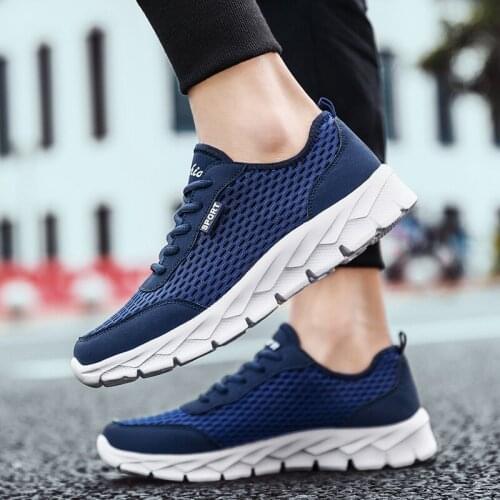 Sneakers Tennis Shoes Mesh Breathable Comfortable Sneaker Grey/Black MenS Casual Sports Shoes Lightweight Running/Jogging