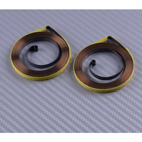 LETAOSK 2pcs Metal Recoil Rewind Spring Starter 4237 190 0600 Fit for Stihl HS46 HS46C HS56C HS81R HS81T HS86R HS86T