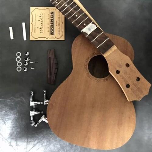 Handmade DIY Ukulele Handmade Painted Creative Mini Guitar 23 Inch Birthday Gifts Four Stringed Musical Instrument for Beginners