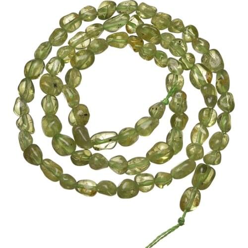 Natural Olivine Stone Green Color beads 3-7mm Great For Diy Making Bracelets Jewelry 16inch Gem H738