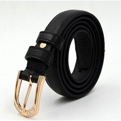 New Arrivals Women Fashion Belt Faux Leather Alloy Buckle Straps Girls Wild Fashion Accessories Women Lady High Quality Gifts
