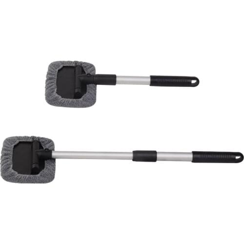 Upgrade Car Retractable Microfiber Dust Cleaning Brush windshiel Car room dual purpose dust cleaning broom Car cleaning supplies