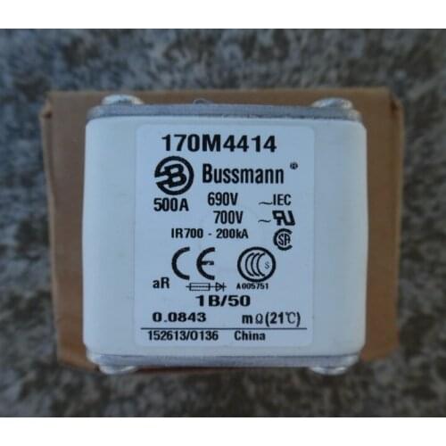 Fuses: 170M4408 200A 690V / 170M4508 200A / 170M4409 250A / 170M4509 250A / 170M4410 315A / 170M4510 315A 690V aR