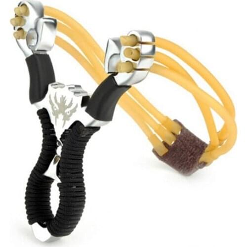 Slingshot Toy Card Ball Slingshot Zinc Alloy Athletic Slingshot Outdoor Toy Hunting Supplies Bows Archery Compound Bow