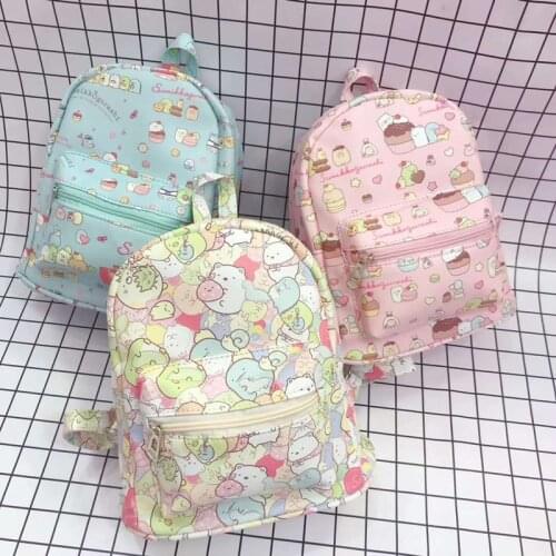 Cute Anime Cartoon Sumikko Backpack Women Fashion School Laptop Bag Boys Girls Kawaii Travel Rucksack New back to school