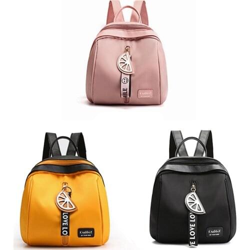 Fashion Backpack Nylon Women Backpack Waterproof Student Bookbag Bagpack Large Capacity Shoulder Bag Multi-pocket Backpack Women