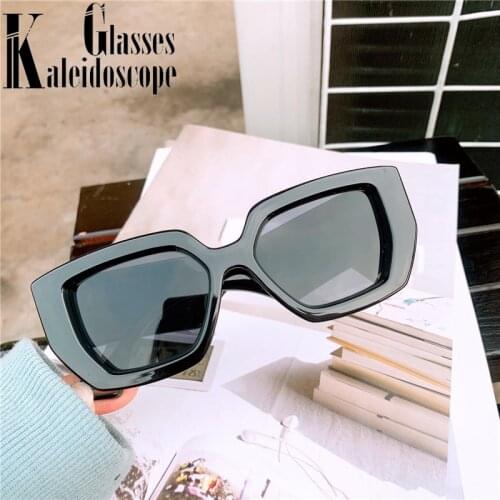New Irregular Sunglasses Men Women Oversized Glasses Luxury Designer Retro Outdoor Goggles UV400 Black Eyewear Big Frame