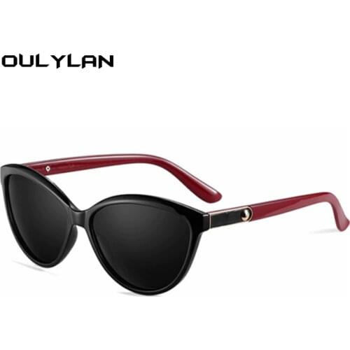 Oulylan Brand Design Cat eye Women Sunglasses Polarized Female Sun Glasses Vintage Style Shades Glasses