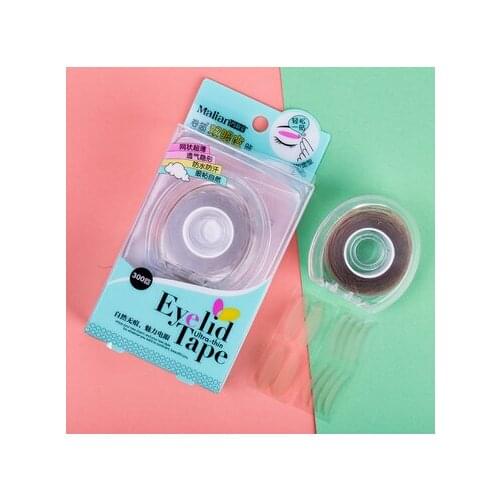 100pcs Makeup Clear Beige Eyelid Stripe Big Eye Invisible Double Fold Eyelid Shadow Sticker Double Eyelid Tape fashion