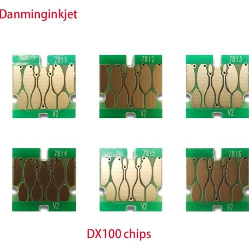 T7811-T7816 Ink Cartridge Chip For Fujifilm Frontier-S DX100 Fuji DX100 Printer T7811 Stable Chips