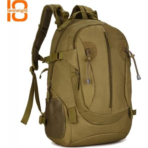 TENNEIGHT 40L tactical backpack 1000D Nylon Molle military bag sports backpack Waterproof Hunting camping climbing Backpack