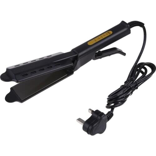 Fluffy Hair Straightener, Multifunction Electric Hair Straightener Ceramic Styling Volumizing Curler Comb Styler Tools