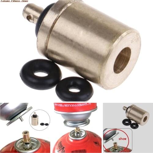 1 Pc Gas Refill Adapter Outdoor Camping Stove Gas Cylinder Gas Tank Gas Burner Accessories Hiking Inflate Butane Canister