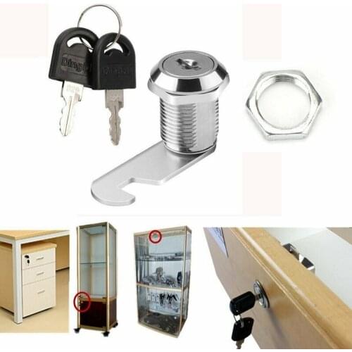 16~30mm Cam Lock Door Cabinet Mailbox Drawer Cupboard Locker Keyed to Aike