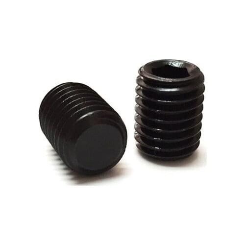 5pcs M16 Socket Set Grub Screws Cup Point Black Alloy Steel