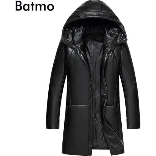 Batmo 2020 new arrival winter high quality 95% white duck down hooded jackets men,mens winter warm coat,plus-size M-4XL 1716