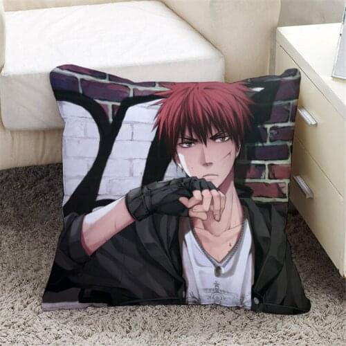 Cartoon Kuroko No Basketball Anime Kagami Taiga Pillow Case Two-sided Satin Printed Pillow Cover and Inner Cushion Home Decor