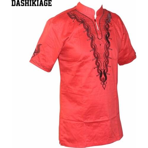 Dashikiage Embroidery Pan-African Kwanzaa Basic Tee Shirts Cool Outfit High Quality Causal Dropship Africa T-shirt