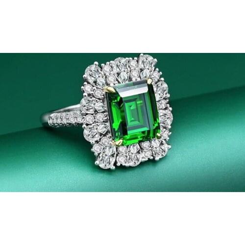 Designer Fashion 925 Sterling Silver Jewelry 3A Cubic Zirconia Party Ring