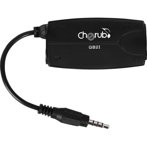 Cherub GB2i Guitar Bass Interface for Iphone and Ipad Mobile Phone Guitar Effector Effects Audio Adapter