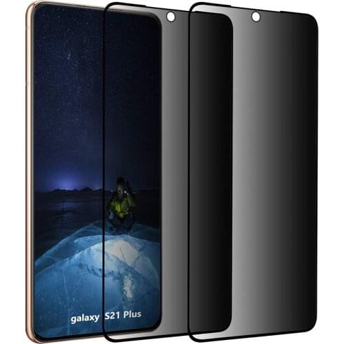 Full Curved Anti Spy Tempered Glass For Samsung Galaxy S21 S20 S10 Plus Note 9 20 Ultra Screen Protector For Samsung S7 Edge