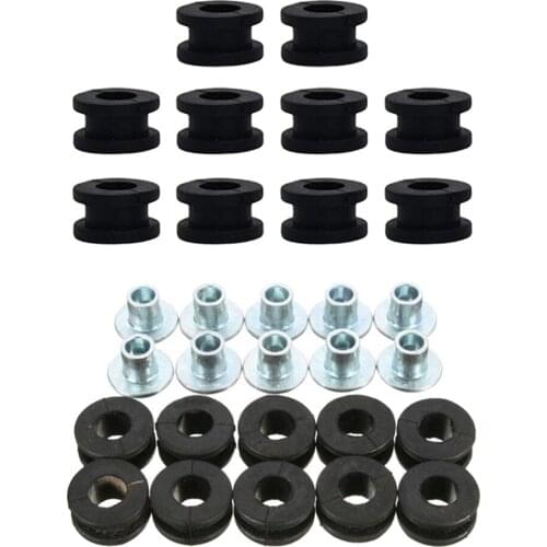 20 Pieces Motorcycle Motrobike Fairings Grommets Kit for Yamaha yzf R1 R6