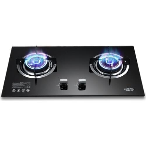 Dual eyes cooktop cooker gas cooktop household cooker large appliance cooking stove for natural gas or bottled gas pressure tank
