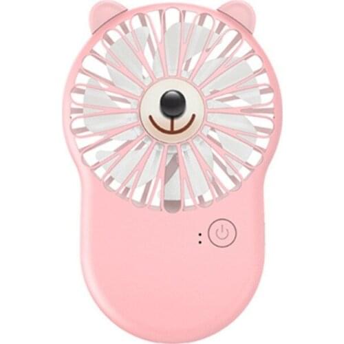 Mini Electric Handheld Fan Portable USB Charging Pocket Small Fans 3 Winds Speed Adjustment For Student Dormitory Home Office