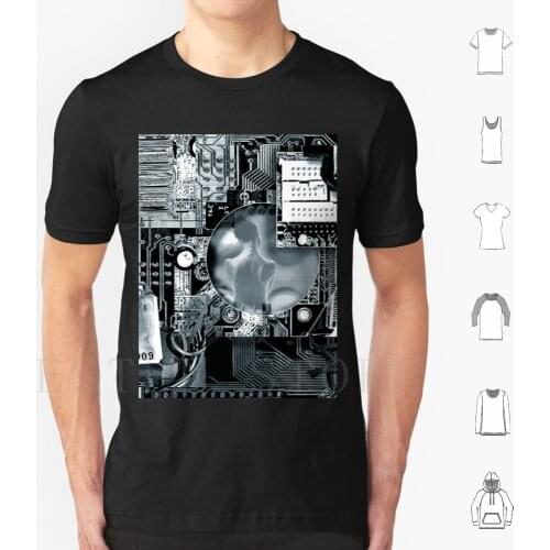 Inside The Microchip T Shirt Men Cotton 6Xl Machine Pc Technology Computer Motherboard Microchip Machine Age