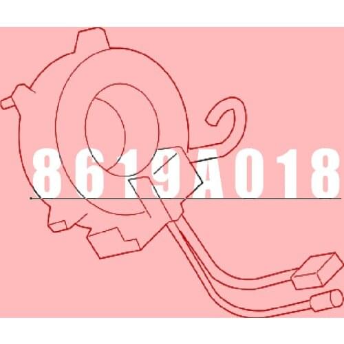 MH ELECTRONIC REPAIR WIRE CONNECTOR SET 8 6 1 9 A 0 1 8 MH619A018 FOR LANCER OUTLANDER ECLIPSE ENDEAVOR 2004 - 2013