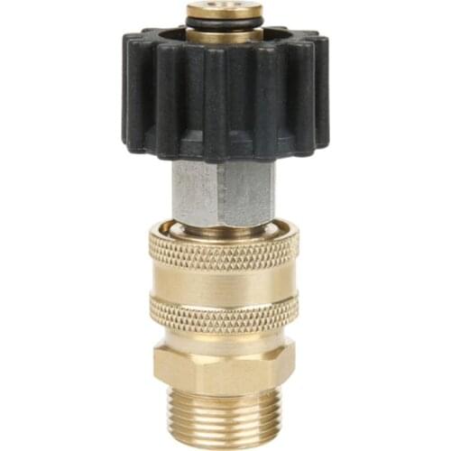 5000PSI Tool Daily Pressure Washer Adapter Set Quick Connect Couplers Kit M22 14MM Swivel to M22 Metric Fittings