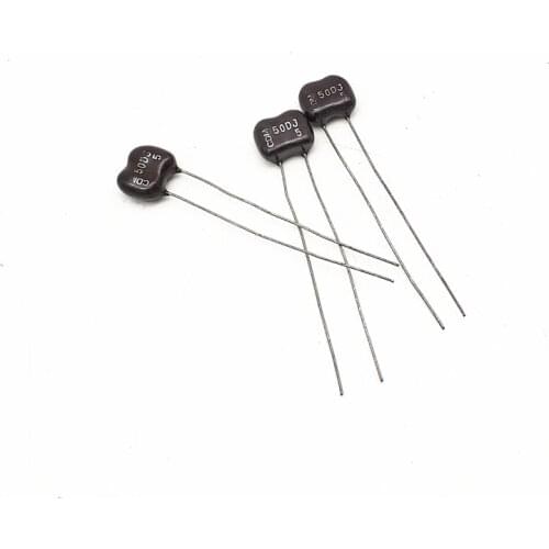 5pcs Original CDM CD10ED500J03F 500V 50PF Silver Mica Capacitor