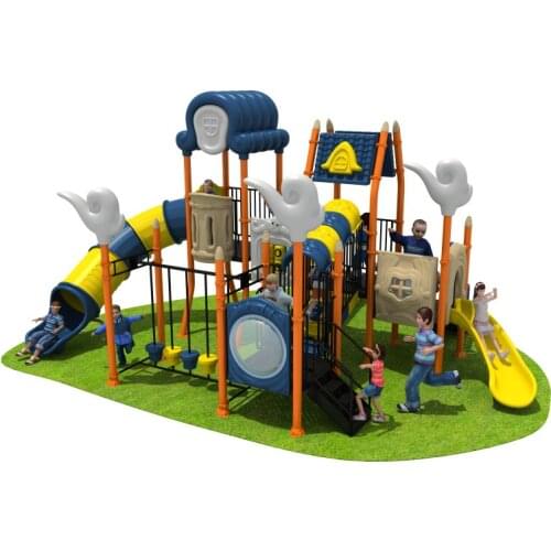 Park plastic slide Playground school Natural outdoor playground equipment YLW-OUT180327