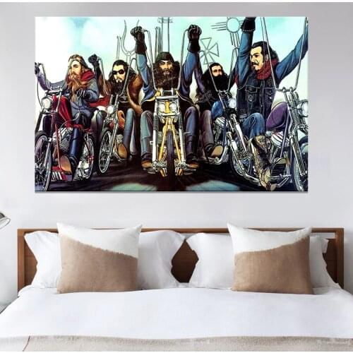 Easy Rider Movie Posters Pictures Wall Art Canvas Painting For Modern Living Room Home Decor