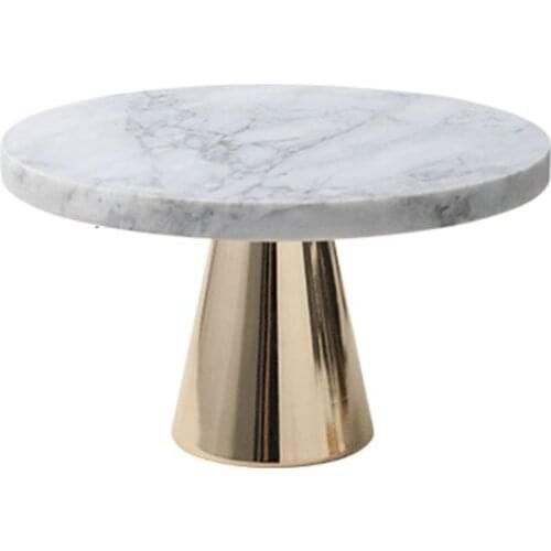 Nordic Luxury Marble Cake Jewelry Cosmetics Display Tray Home Afternoon Tea Dessert Table Decoration Cake Rack Home Decoration