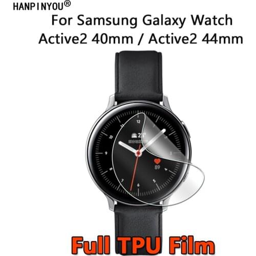 1/10Pcs For Samsung Galaxy Watch Active2 Active 2 40mm 44mm Clear Full Cover Soft TPU Hydrogel Film Screen Protector -Not Glass