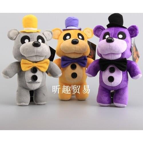 30cm FNAFs Plush Toys Fazbear Nightmare Fredbear Golden Freddy Plush Doll El Chip Lefty Rockstar Foxy Stuffed