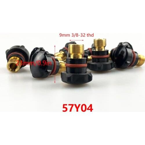 5Pcs 10Pcs TIG Welding 57Y04 Short Back Cap for TIG Welding Torch wp 17 18 26 Series Tig ConsumablesWelding Soldering Supplies