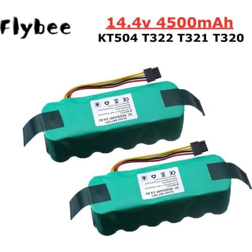 14.4V 4500mAh Battery for Kitfort KT504 Haier T322 T321 T320 T325/Panda X500 X580/Ecovacs Mirror CR120 Robotic Vacuum cleaner