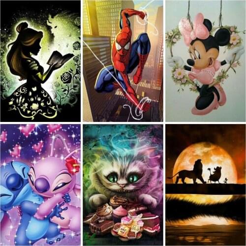 5D DIY Diamond Painting Full Square Round Disney Lilo & Stitch Star Baby Embroidery Complete Kit Mosaic Cartoon Cross Stitch