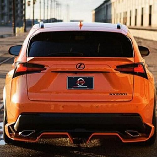 Car Accessories For Lexus NX200 NX200T NX300H High Quality ABS Plastic Unpainted Primer Color Rear Wing Spoiler Auto Decoration