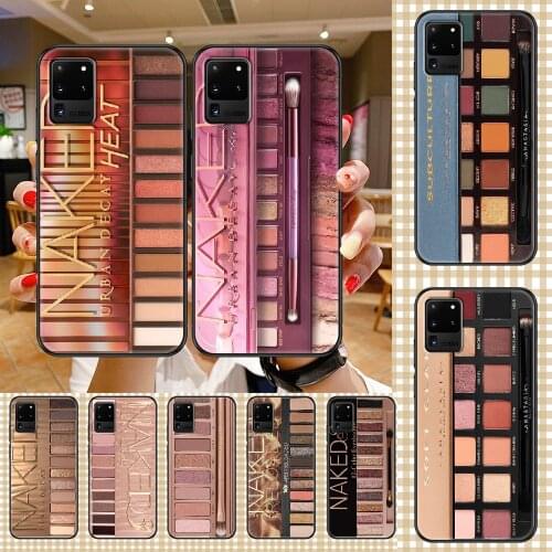 Naked Palette Eye shadow box Phone case For Samsung Galaxy Note 4 8 9 10 20 S8 S9 S10 S10E S20 Plus UITRA Ultra black luxury