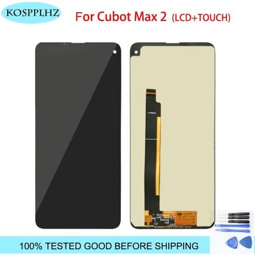 Black 1352*640 6.8inches For cubot Max 2 LCD Display and Touch Screen Screen Digitizer Assembly max2 Tools+Adhesive